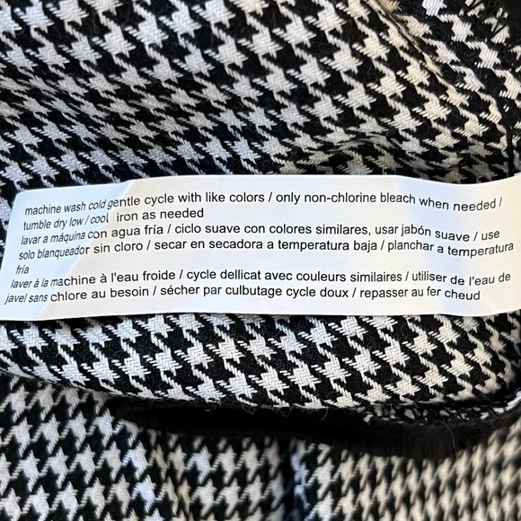 Eloquii Women’s Black & White Houndstooth Pants 14  NWT - Picture 9 of 11